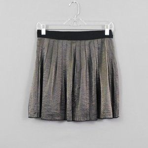 Madewell Women Skirt Gray Metallic 2